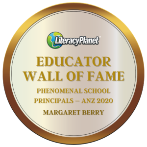 Award-winning school principal portrait.